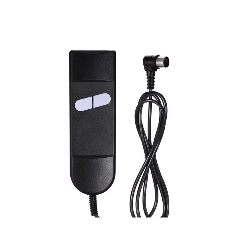 foto del prodotto controllo manuale con connettore a 2 pulsanti e 5 pin per poltrone reclinabili elettriche con sollevamento multiplo