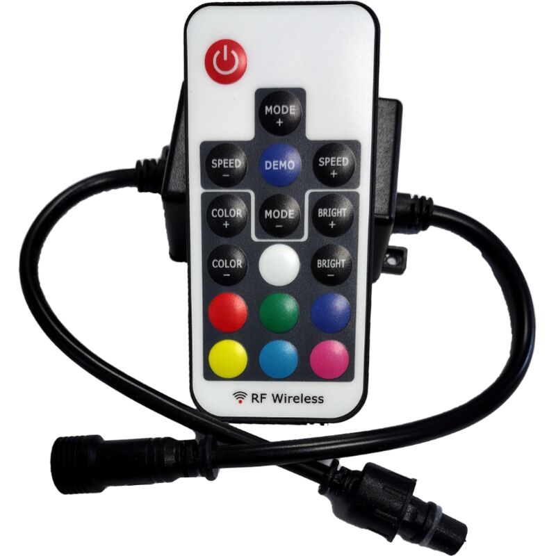 foto del prodotto controllore rgbw e radiofrequenza rf telecomando