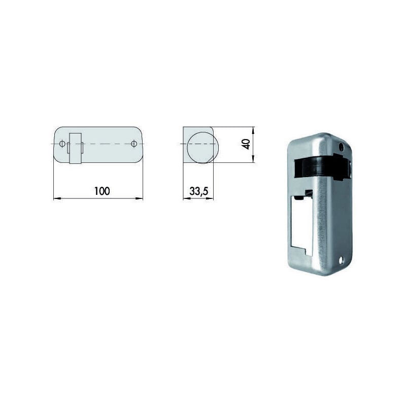 foto del prodotto contropiastra elettroserrature sx 07018 00 2 cisa
