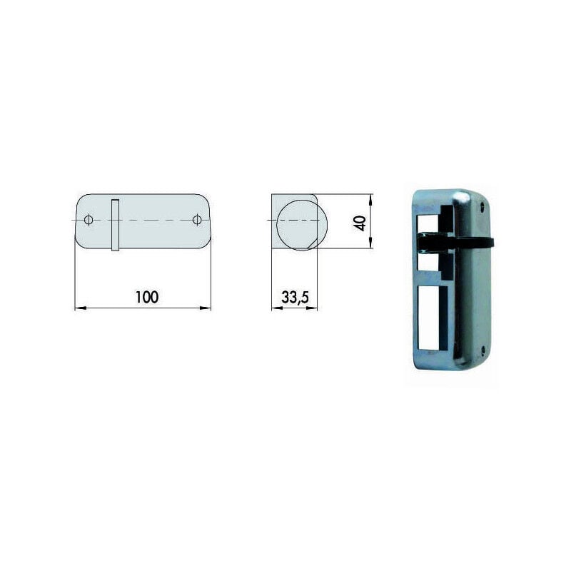 foto del prodotto contropiastra elettroserrature sx 07020 00 2 cisa