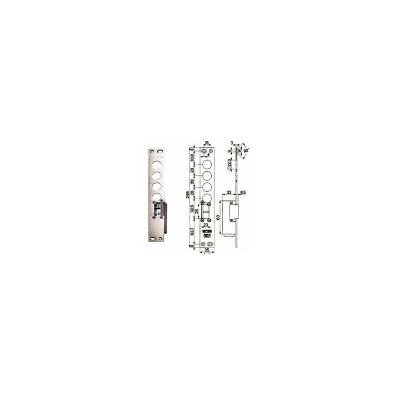 foto del prodotto contropiastre elettriche 94077 28 sx 94077s028n 