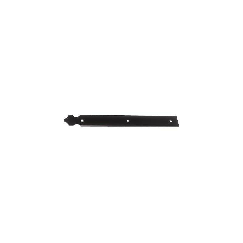 foto del prodotto contropiatto in alluminio nero smerlato 370mm profilo 39x2 torbel 11p2a3j