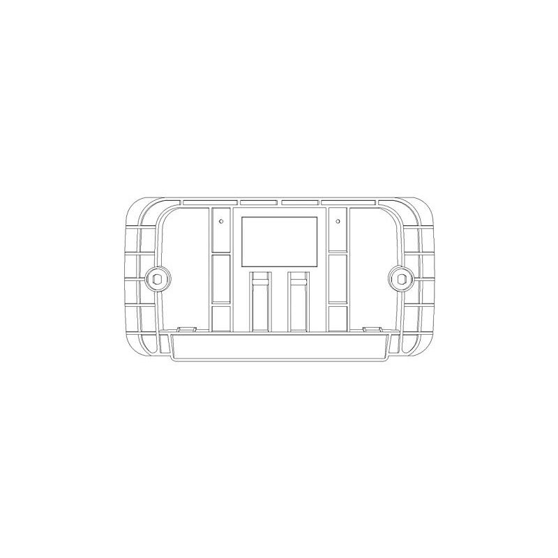 foto del prodotto controplacca hidrobox mono telaio placca monocomando todini 14.41 c