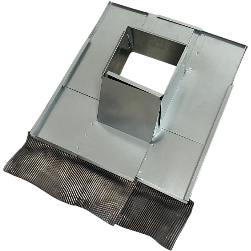 foto del prodotto conversa chiusa zincata con piombo universale da 50 x 50 a 80 x 80 cm 1 pezzo