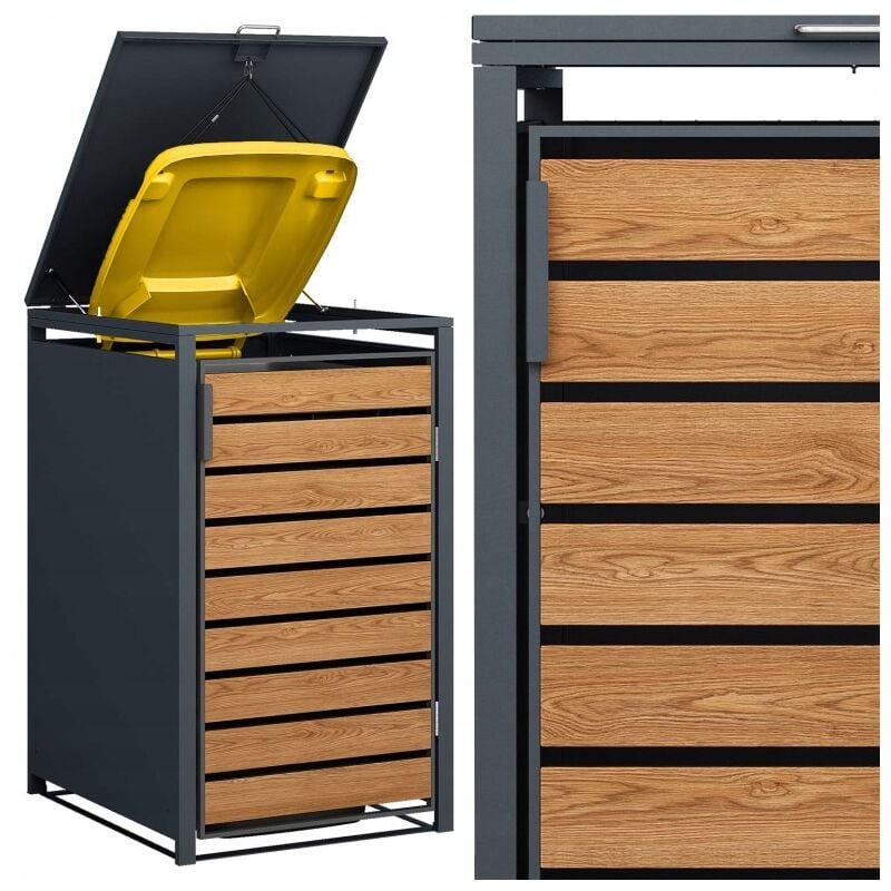 foto del prodotto conversione del container 1 container 68x80x116cm legno antracite