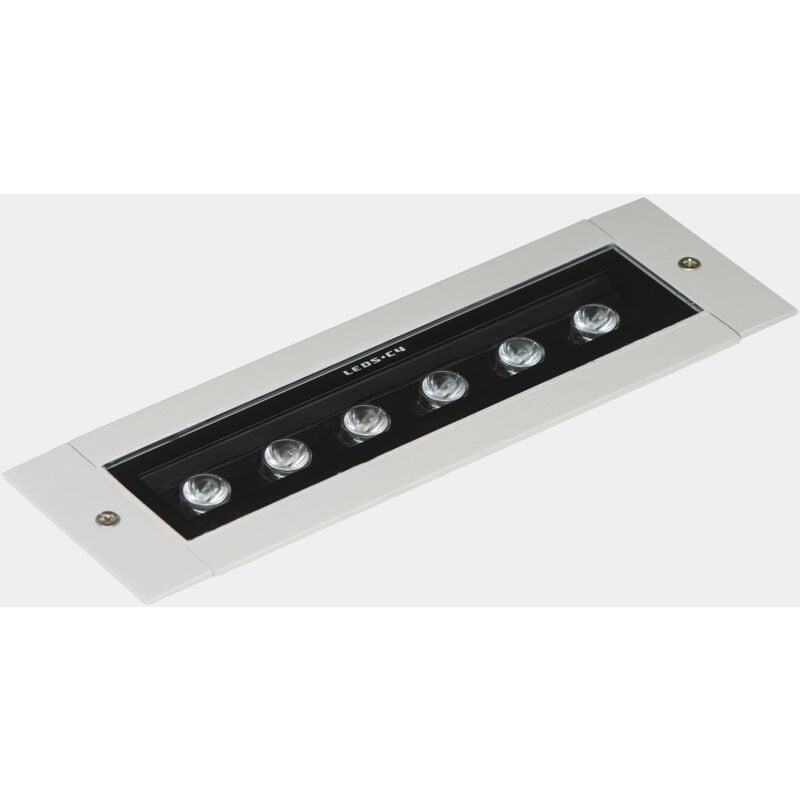 foto del prodotto convert recessed 330mm sistema lineal empotrado de uso exterior con luz led en blanco neutro 4000k en color gris