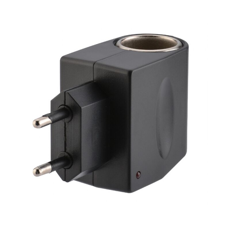foto del prodotto convertitore di alimentazione per auto ca 220 v a cc 12 v, presa per trasformatore adattatore di alimentazione accendisigari per auto furgone camion