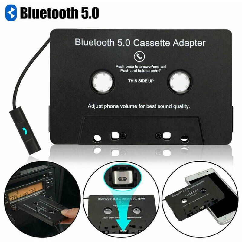 foto del prodotto convertitore di cassette bluetooth 5.0 vecchio stile lettore di cassette per auto mp3 registrazione vivavoce bluetooth del telefono