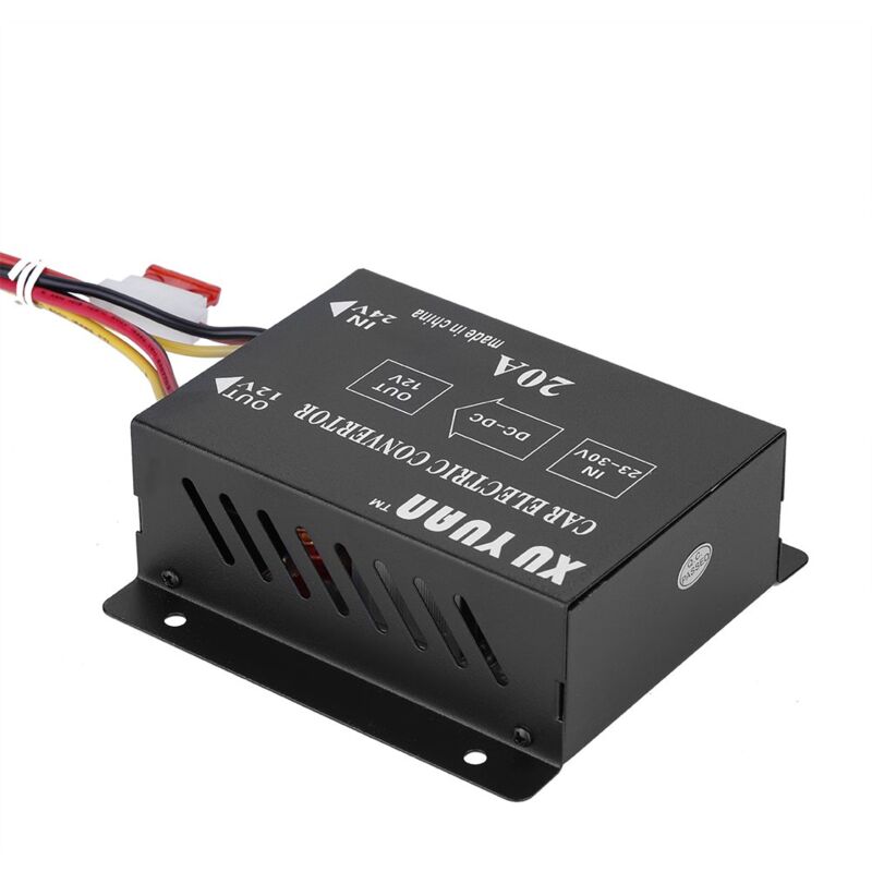 foto del prodotto convertitore di potenza da 24 v a 12 v 15 a per auto e camion 24 v a 12 v, 20 a, 240 w zoternen