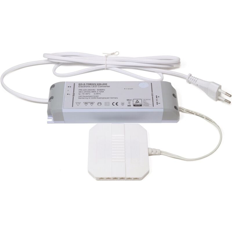 foto del prodotto convertitore led 230 v 24 v 75 w 154mm l s