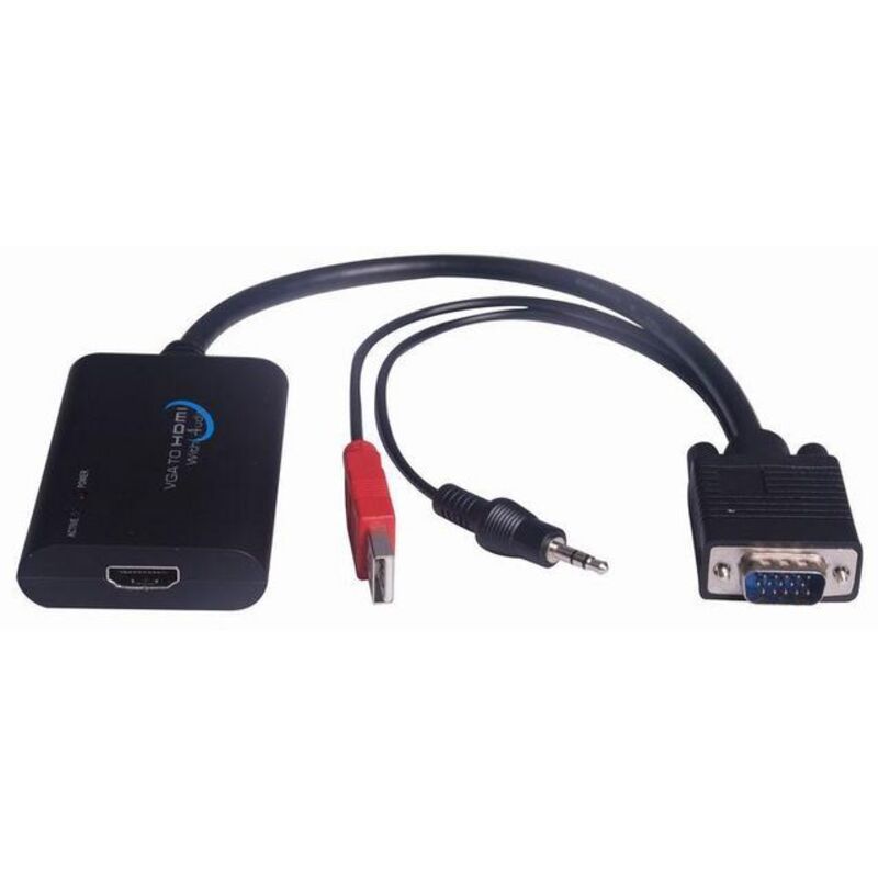 foto del prodotto convertitore microconnect vga hdmi con alimentazione usb