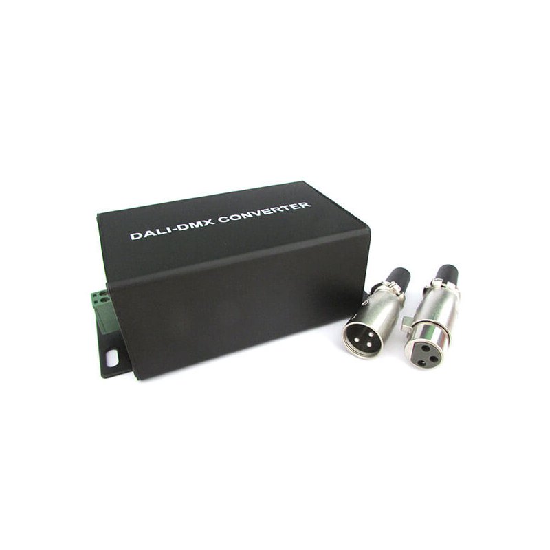 foto del prodotto convertitore segnale trasforma da dali a dmx512 12v 24v ln daliconvertor dmx512