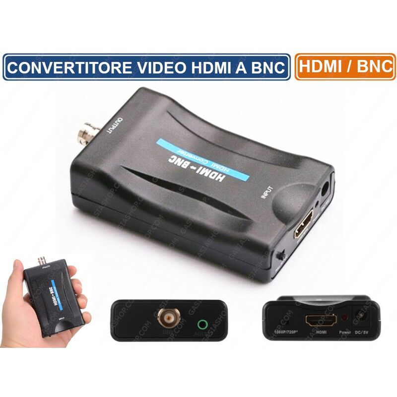 immagine 0 del prodotto convertitore video da hdmi a bnc per sistemi di videosorveglianza cctv pal ntsc