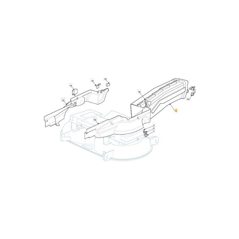foto del prodotto convogliatore uscita tc 122 0 originale stiga 382108020 0