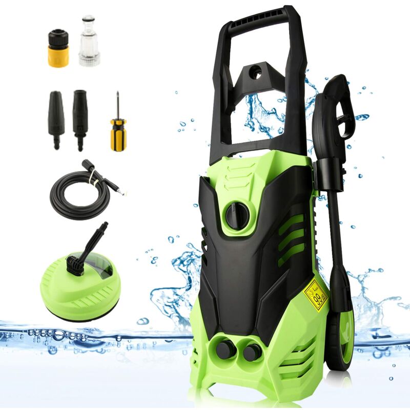 foto del prodotto coocheer idropulitrice ad alta pressione con 2 ugellie, idropulitrice depuratore per pavimenti 450 l h, per il lavaggio dell automobile terrazzo e