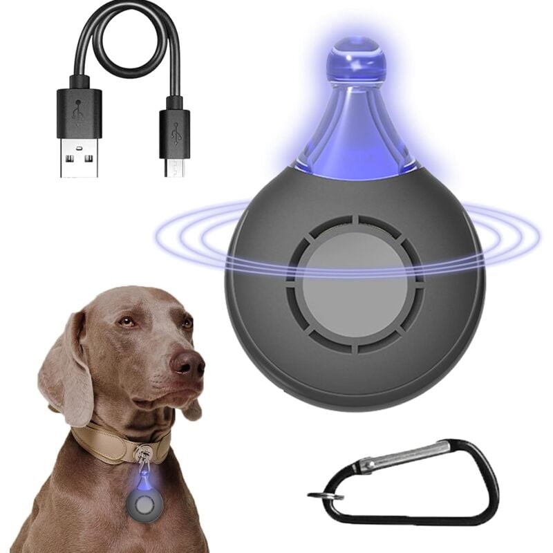 foto del prodotto coocheer repellente per pulci e zecche a ultrasuoni, repellente elettronico per zecche, ricaricabile tramite usb, repellente per cani a ultrasuoni,