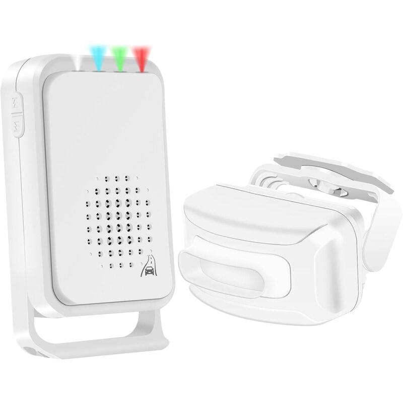 foto del prodotto coocheer rilevatore di movimento per esterni, allarme ip64, sensore di movimento impermeabile per cassetta postale esterna, vialetto, garage