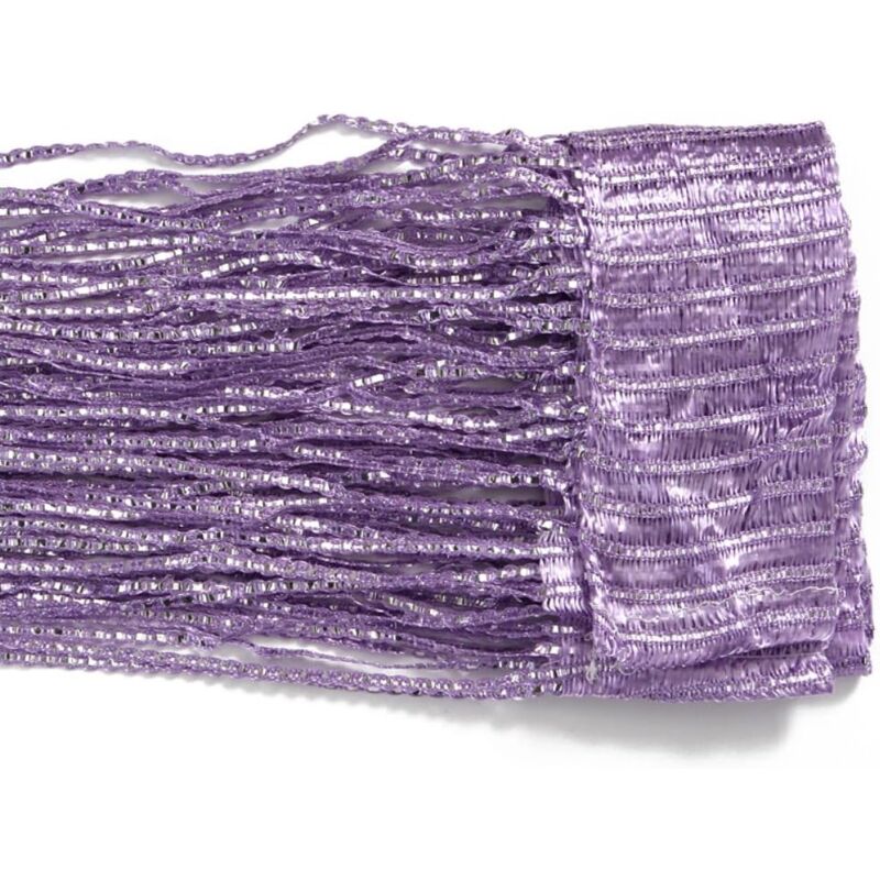 foto del prodotto coocheer tende con nappe 100 x 200 cm, divisorie con nappe, adatte per porte, finestre, casa, decorazioni, eventi, decorazioni viola chiaro 