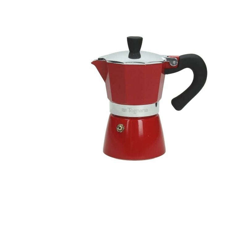 foto del prodotto cooffe star red caffettiera moka 2 tazze tognana