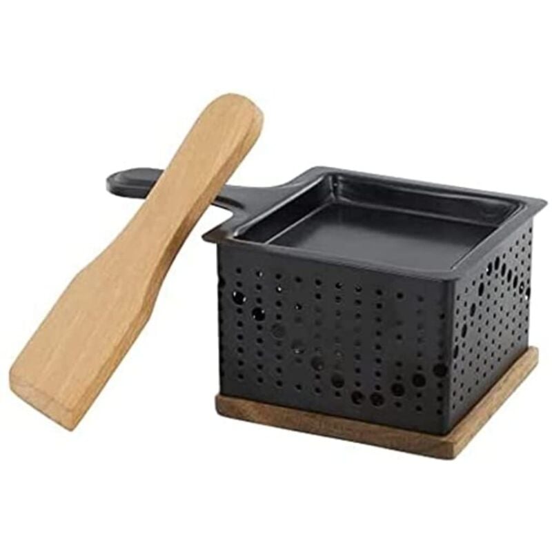 foto del prodotto cook concept - raclette a candela individuale, dispositivo di cottura portatile, ideale per campeggio e picnic, facile da usare e da pulire, taglia unica, nero