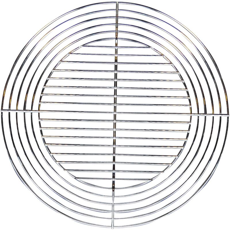 foto del prodotto cook in garden griglia rotonda ritagliabile per barbecue in acciaio cromato resistente alle fiamme e alte temperature diametro 55 cm o 37 cm