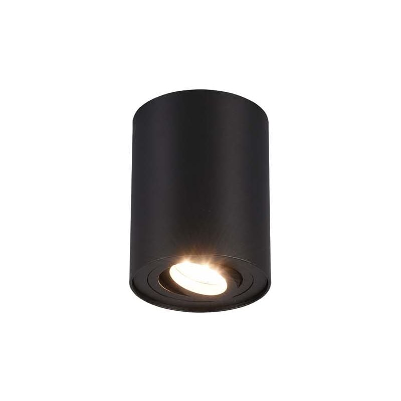 foto del prodotto cookie cilindro spot orientabile nero d. 9,6cm h. 12,5cm