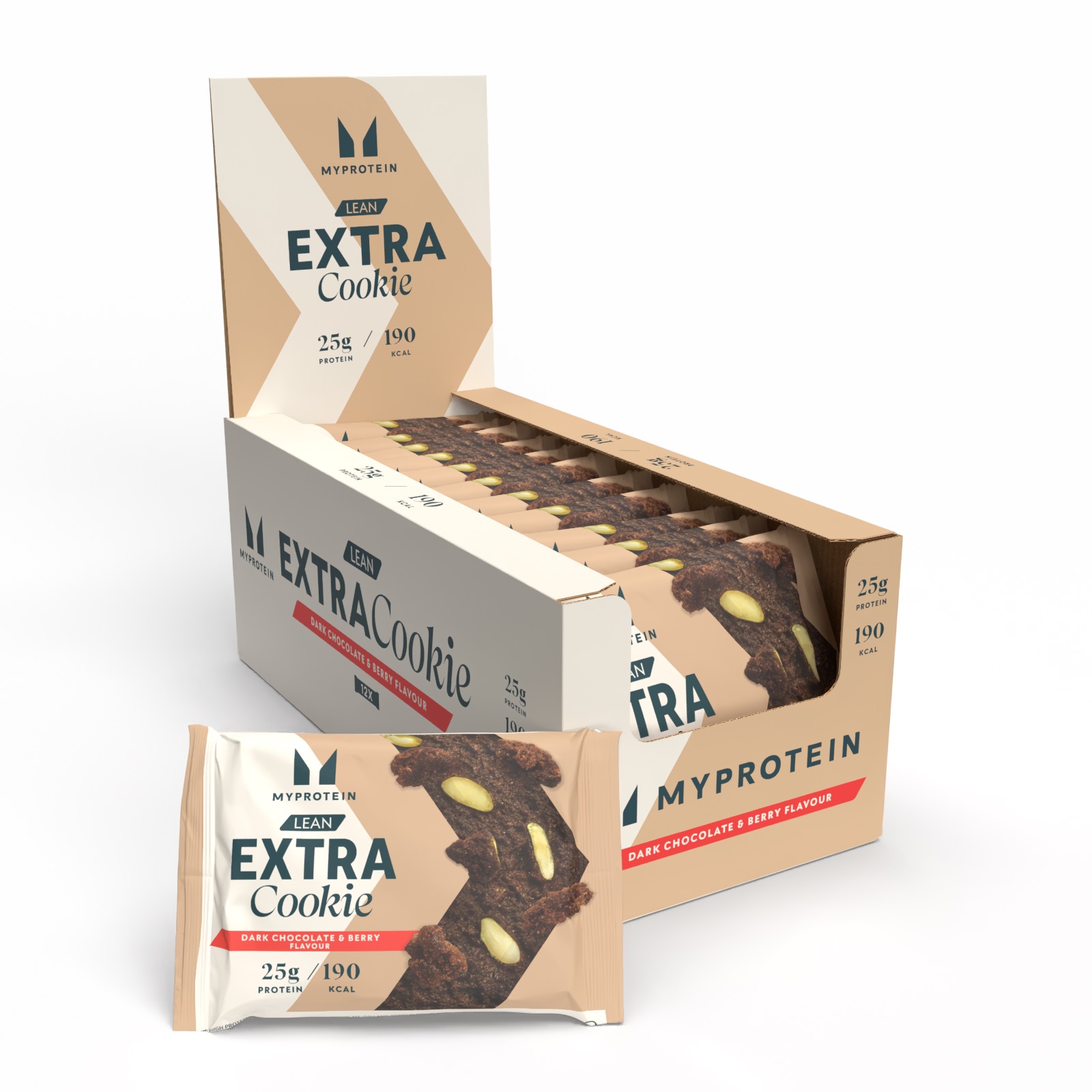 foto del prodotto cookie proteico light cioccolato fondente e bacche