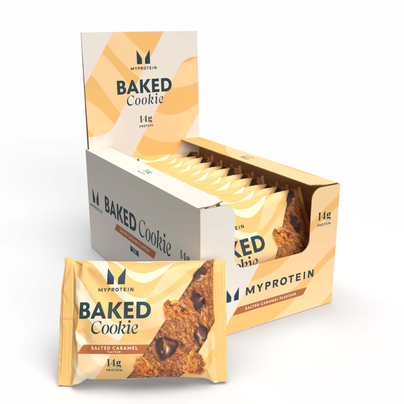 foto del prodotto cookie proteico vegano caramello salato