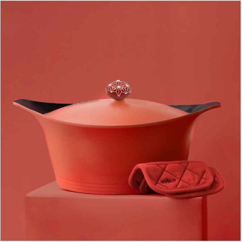 foto del prodotto cookut cocotte con coperchio passione 28 cm