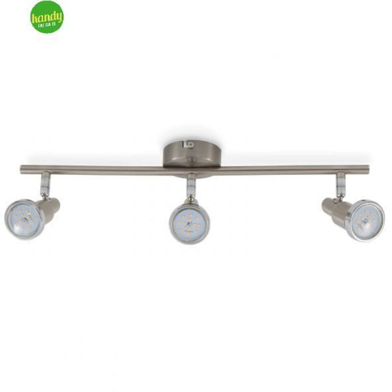 foto del prodotto cool barra 3lx3w gu10 led 210lm nichel satinato
