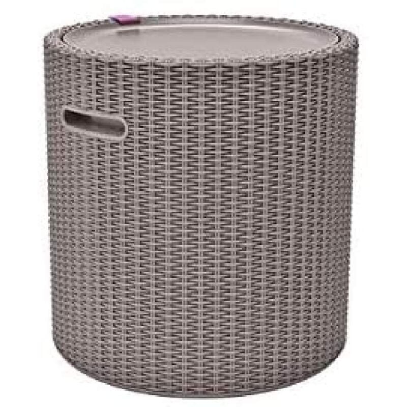 foto del prodotto cool stool frigorifero multifunzione, cappuccino keter
