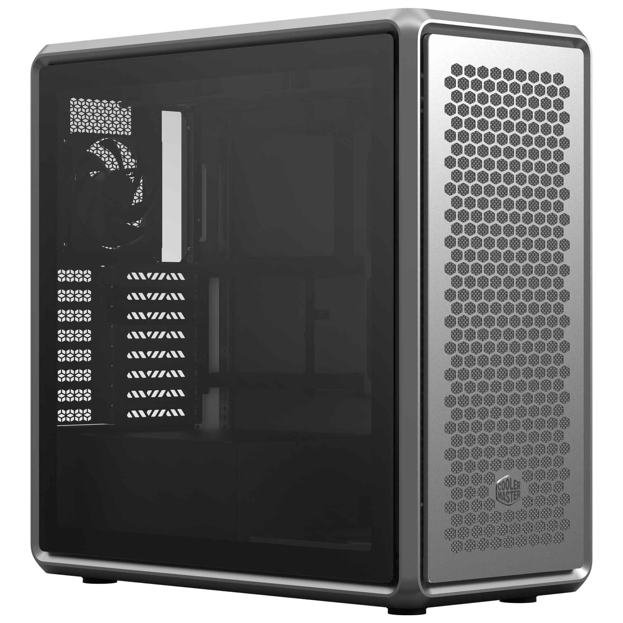foto del prodotto cooler master case mb atx micro atx mini itx, 4 ventole argb, supporto rad 360mm usb cc modulare e