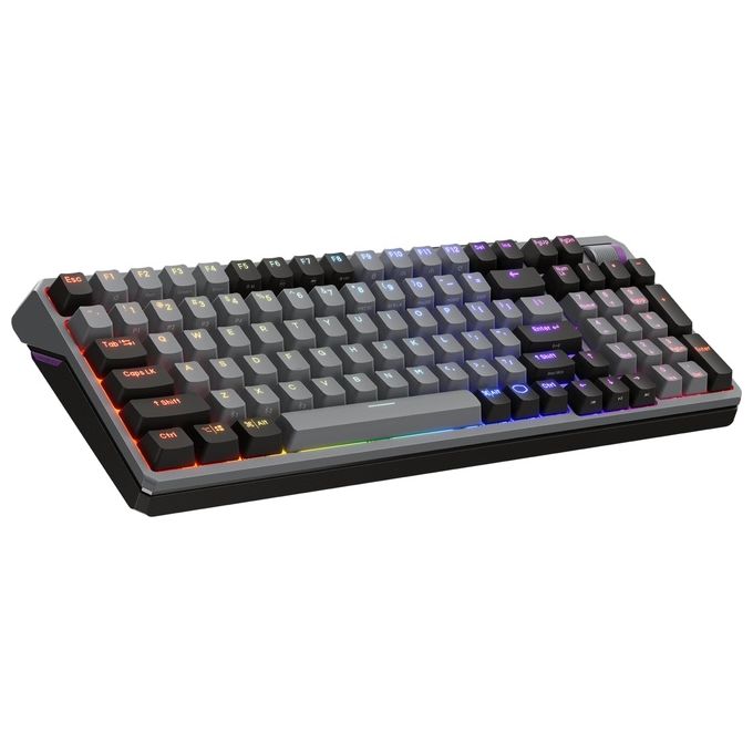 foto del prodotto cooler master mk770 hybrid wireless keyboard space gray layout it
