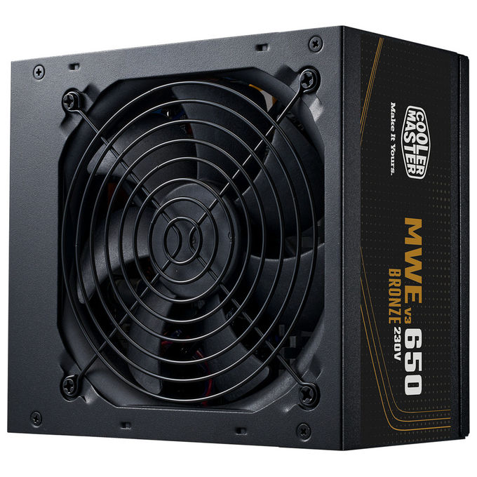 foto del prodotto cooler master mwe bronze 650w v3 alimentatore atx 80 plus bronze non modulare nero