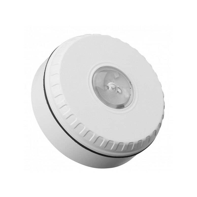 foto del prodotto cooper nugelec 30493 diffusore di allarme antincendio visivo dvaf solista lx a soffitto led rosso ip33