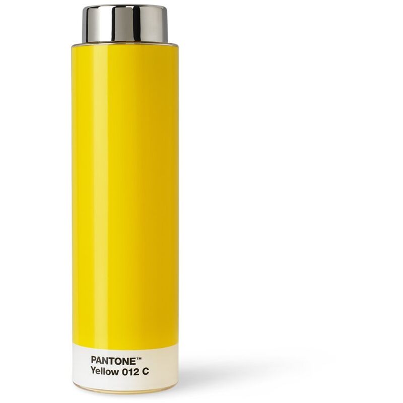 foto del prodotto copenhagen design pantone drinking bottiglia d acqua, 500 ml, giallo yellow , one size