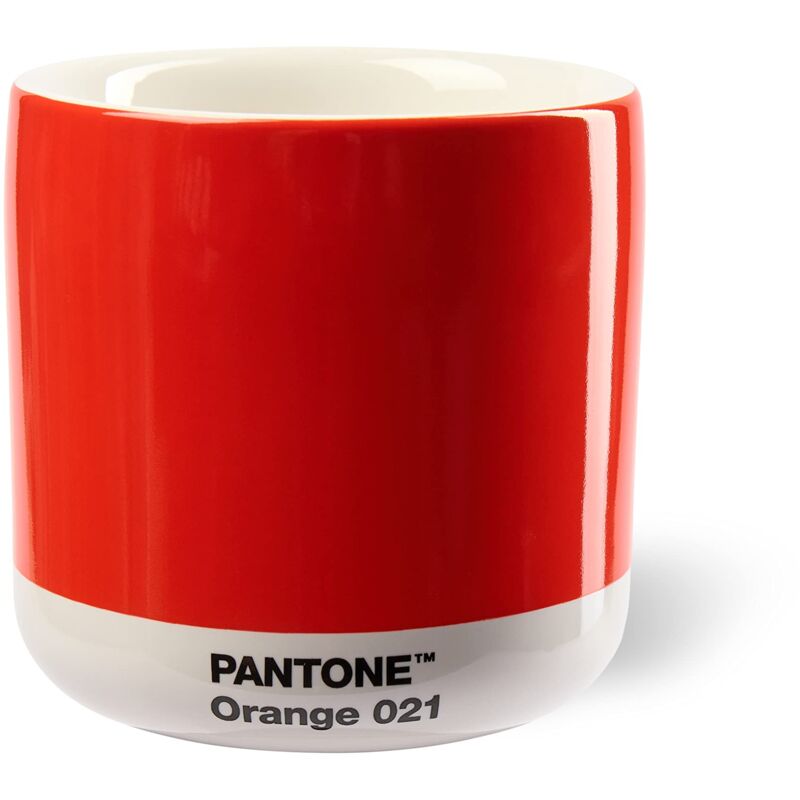 foto del prodotto copenhagen design pantone latte thermo cup, orange, one size