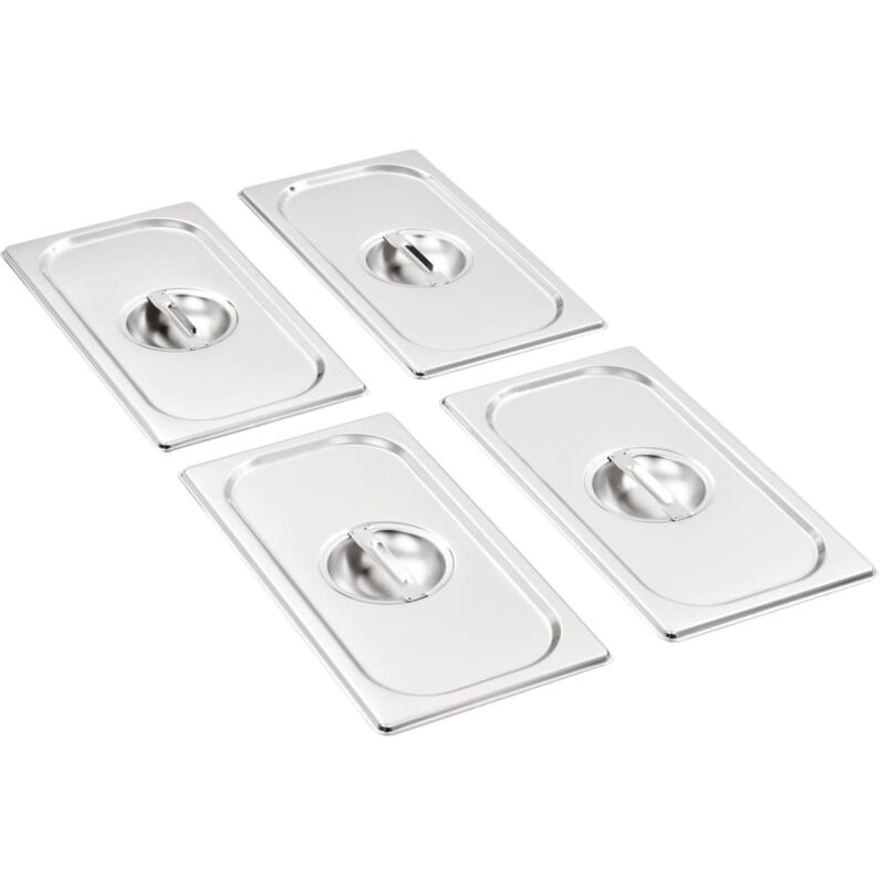 foto del prodotto coperchi per teglie gn 1 3 4 pz in acciaio inox