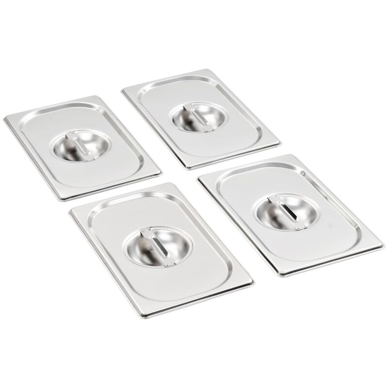 foto del prodotto coperchi per teglie gn 1 4 4 pz in acciaio inox
