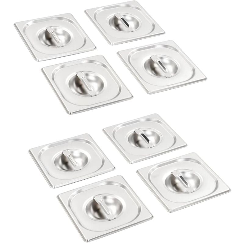 foto del prodotto coperchi per teglie gn 1 6 8 pz in acciaio inox