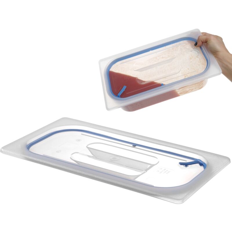 foto del prodotto coperchio con guarnizione in silicone per contenitori gn 1 4 hendi 881835