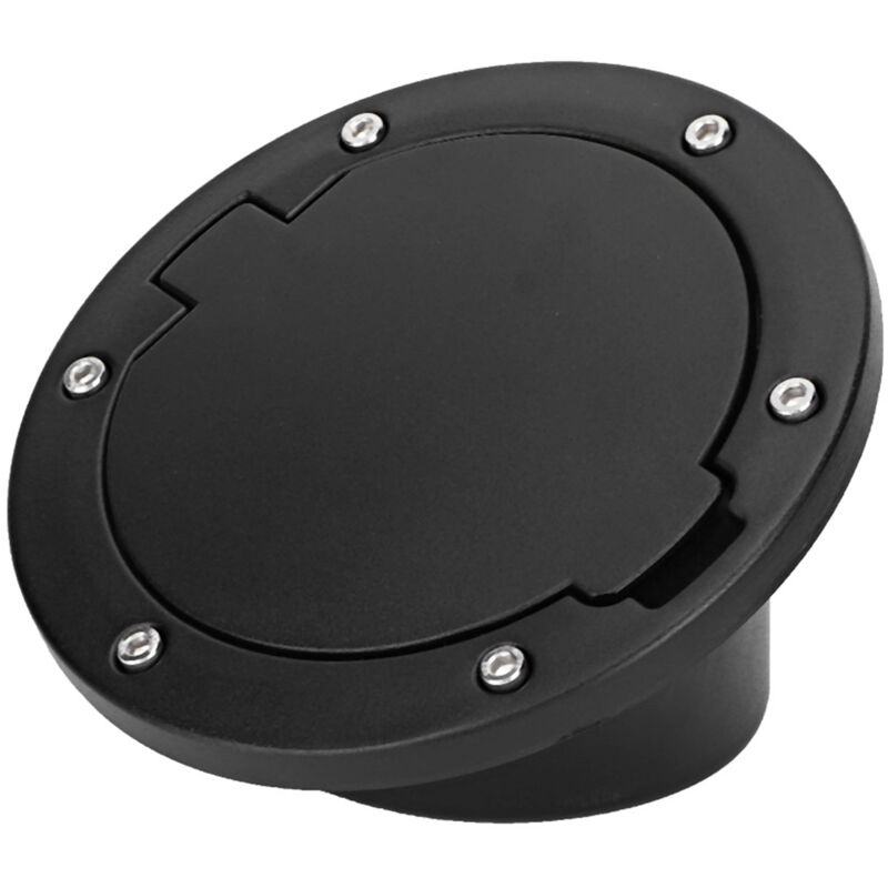 foto del prodotto coperchio del tappo del serbatoio del carburante in abs nero adatto per accessorio auto jeep wrangler jk 2007 2017 eosnow
