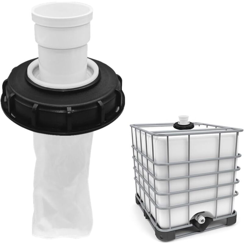 foto del prodotto coperchio filtro ibc accessori per serbatoi ibc coperchio filtro in nylon da 165 mm con filtro a rete coperchio superiore per barile in argilla per