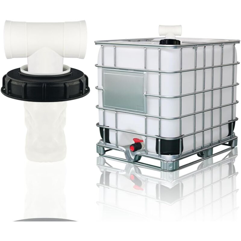 foto del prodotto coperchio filtro ibc accessori per serbatoi ibc coperchio filtro in nylon da 165 mm con filtro a rete coperchio superiore per barile in argilla per
