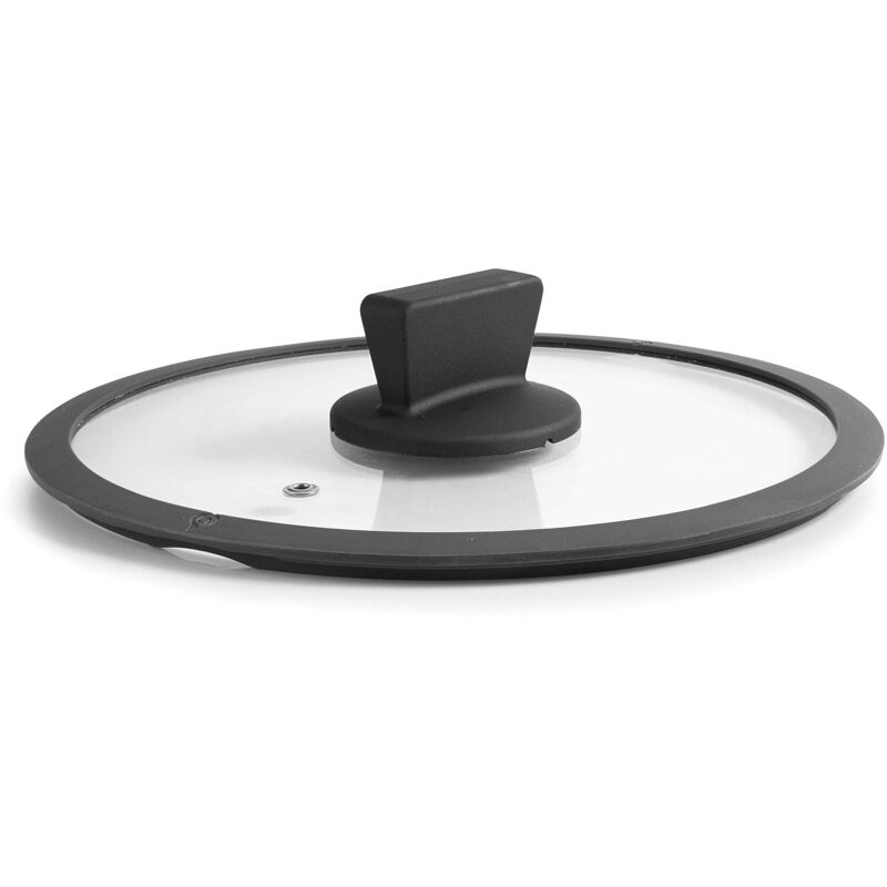 foto del prodotto coperchio in vetro con flangia in silicone, 20 cm lacor