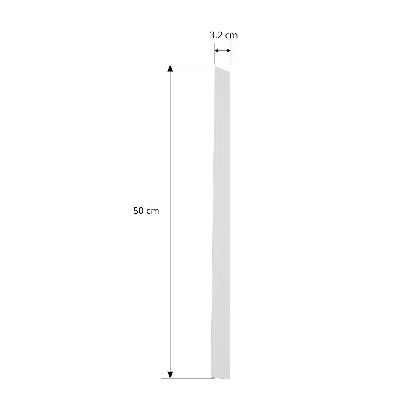 foto del prodotto coperchio lindby, bianco, sistema binario monofase, 50 cm