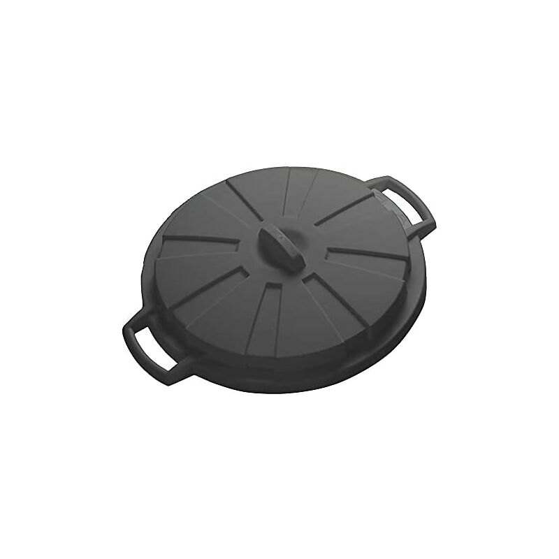 foto del prodotto coperchio nero per secchio per comunit 80lt nero mondex