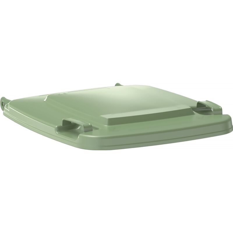 foto del prodotto coperchio pe verde per contenitori grandi per rifiuti 240l