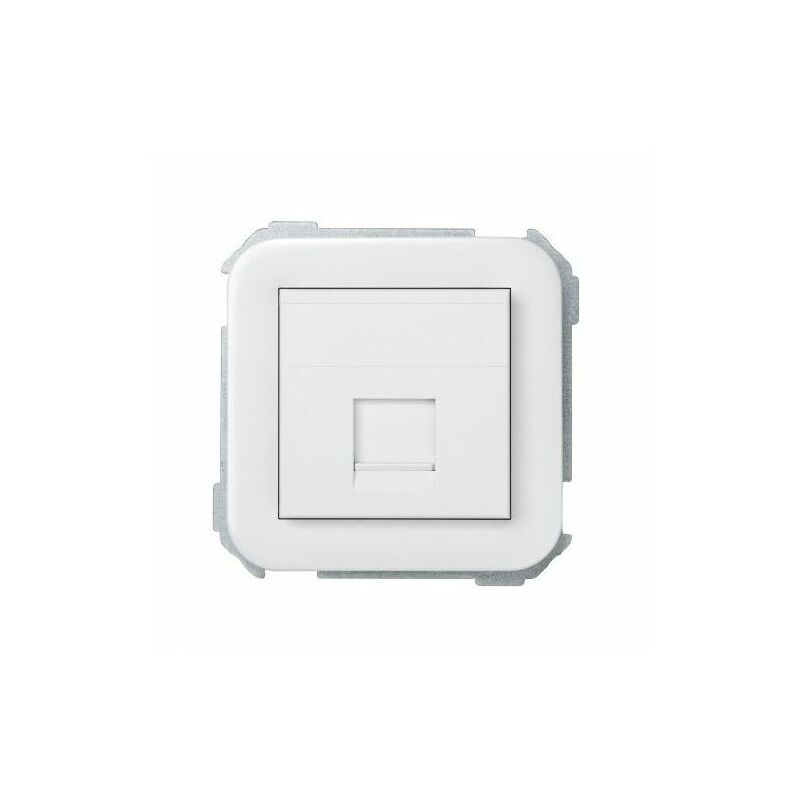 foto del prodotto coperchio per 1 connettore rj amp bianco simon 31085 60