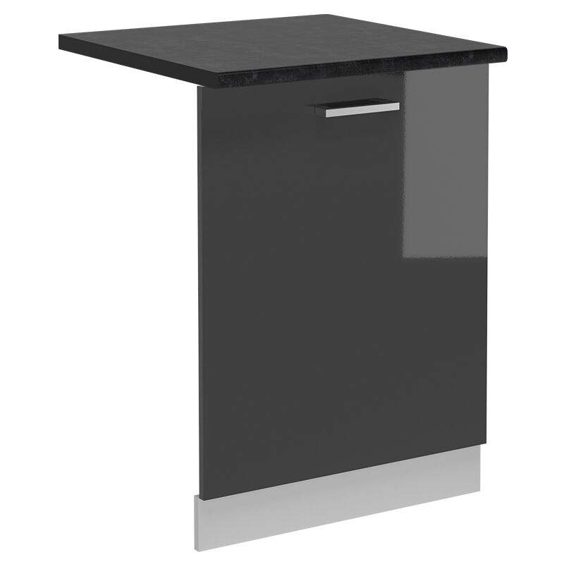 foto del prodotto coperchio per lavastoviglie r line, antracite lucido, 60 cm , pl antracite vicco
